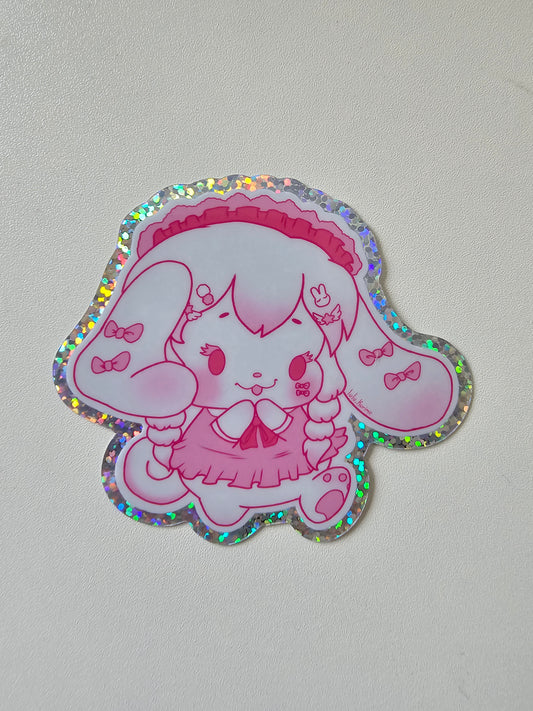 Glitter Lulu Sticker